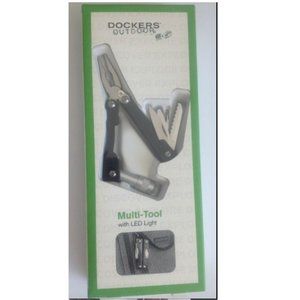 "Dockers" Outdoor Multi-Tool with LED Light Great Gift ! IN BOX
